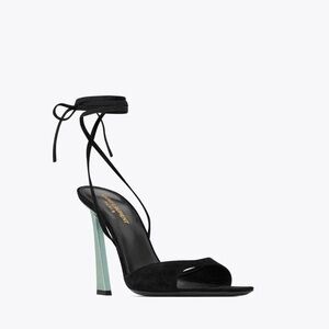 YSL Suede Sandal Paz 105 New 5.5